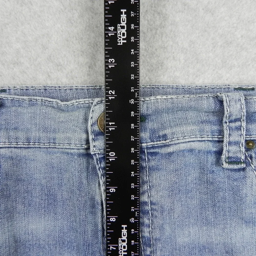 True Religion Jeans Mens 44 World Tour Rocco Relaxed Skinny Stretch Denim Blue